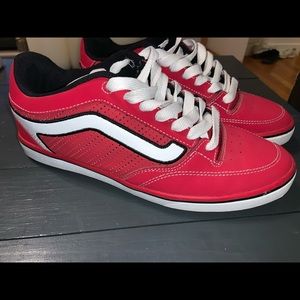 Vans size 11.5 red